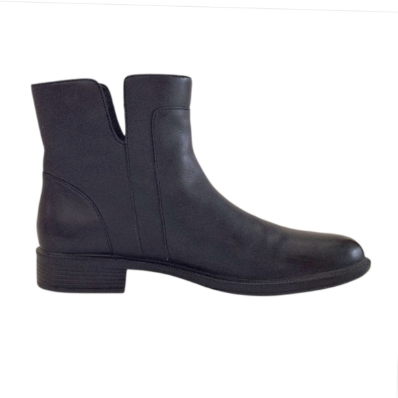 Umberto Rafini Vìntage 90s Leather Equestrian Style Ankle Boots 39 8.5 - Picture 6 of 8